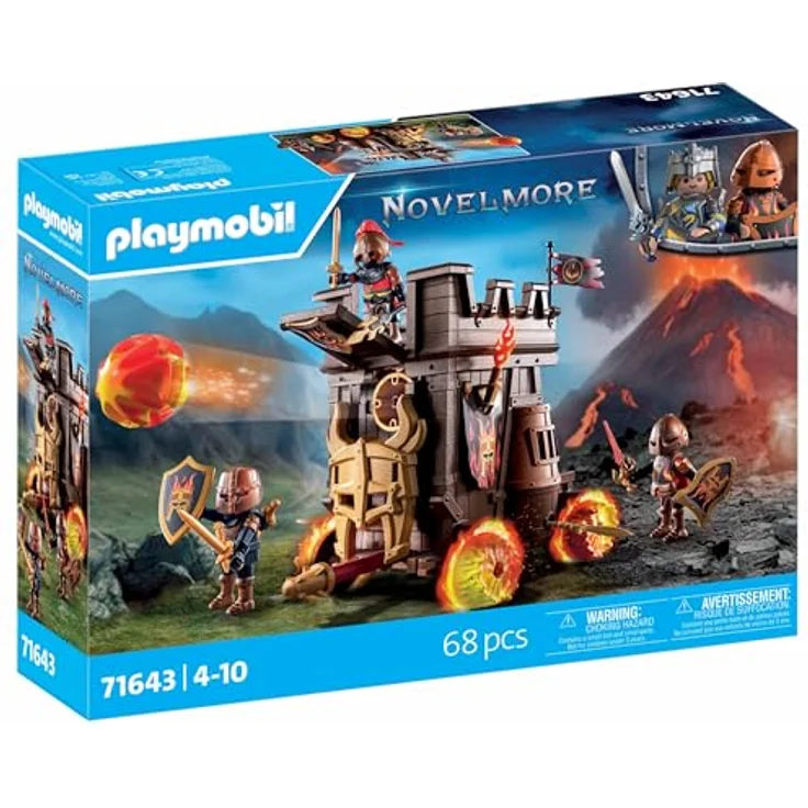 Playmobil® Angriffswagen mit Feuerkanone (71643), Novelmore Konstruktions-Spielset, (68 St), Made in Europe – Bild 2