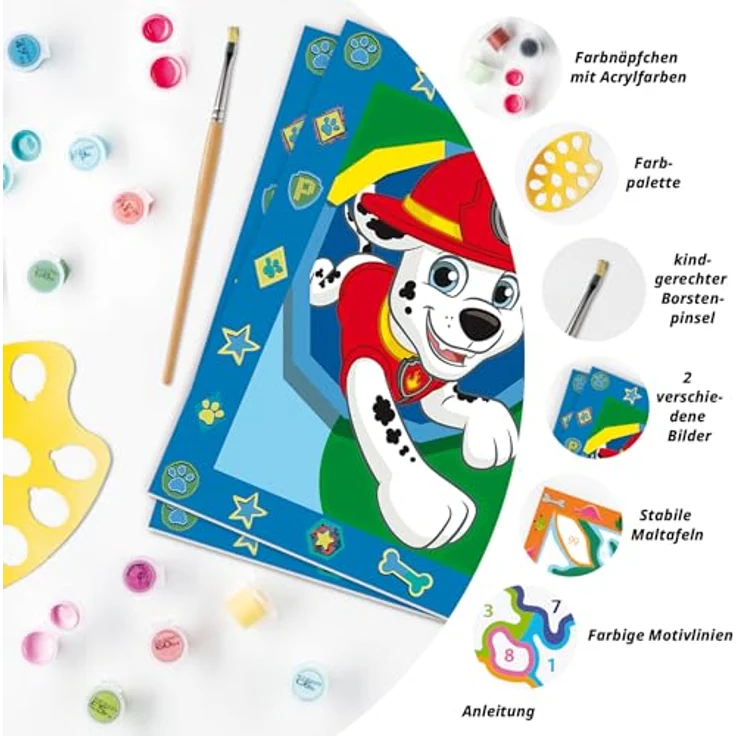 Ravensburger Malen nach Zahlen 20286 - Paw Patrol - Kinder 5-7 Jahre – Bild 6