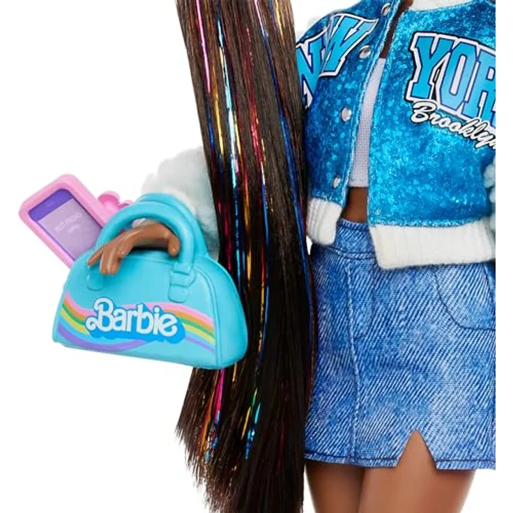 Barbie Babypuppe Barbie Dream Besties Brooklyn Modepuppe mit Zubehör zum Thema Video und Musik – Bild 5