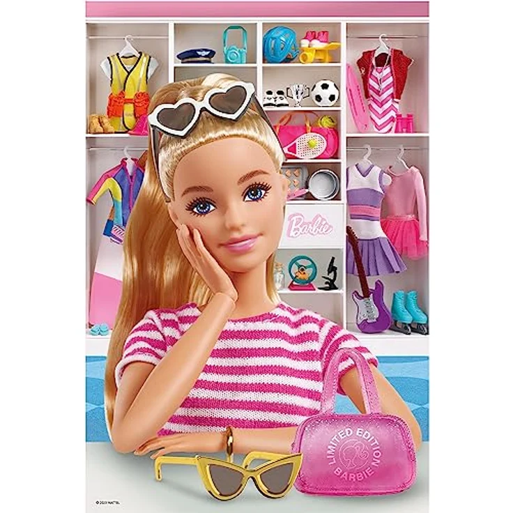 Trefl 16458 Barbie Kinderpuzzle, Mehrfarbig - 100 Teile, Bild mit Barbie Motiv, förderung der kognitiven Fähigkeiten und Entwicklung von Kindern – Bild 2