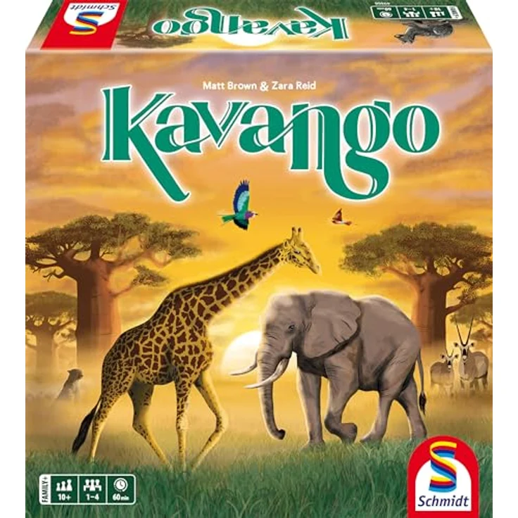 Schmidt Spiele Kavango 49466, Strategiespiel für 1-4 Spieler ab 10 Jahren, umweltfreundlich in Deutschland produziert, 60 Minuten Spielzeit – Bild 1