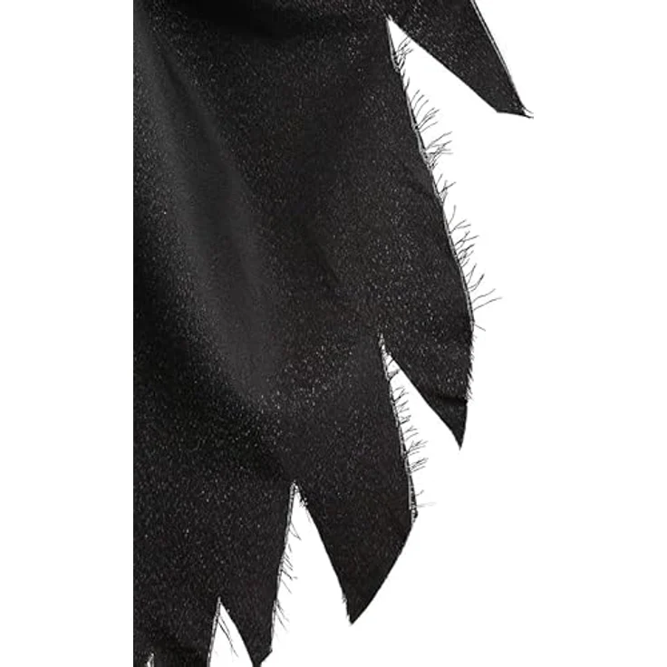 Metamorph Voodoo Mistress Kostüm, XXL, frackähnlicher Mantel mit roter Weste, Zylinderhut und Halskette in Form einer Affenhand – Bild 4