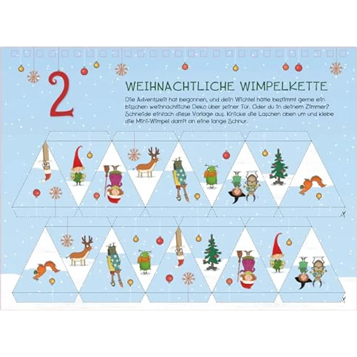 Sonstige Verlage Petronella Apfelmus - Wichtel-Adventskalender mit 24 Mitmach-Abenteuern für Kinder ab 6 Jahren – Bild 3