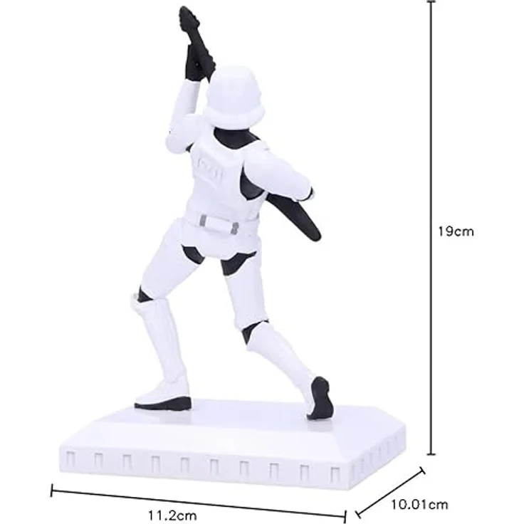 Nemesis Now Stormtrooper Figur Rock On! 18 cm, handbemalt aus Polyresin mit E-Gitarre – Bild 8