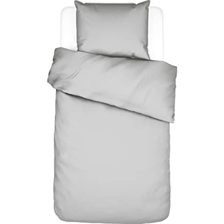 ESSENZA Bettwäsche Guy Silver, 135x200 + 1x 80x80 cm, 100% Baumwollrenforce, grün, Vintage-Waschung, Öko-Tex Standard 100 – Bild 1