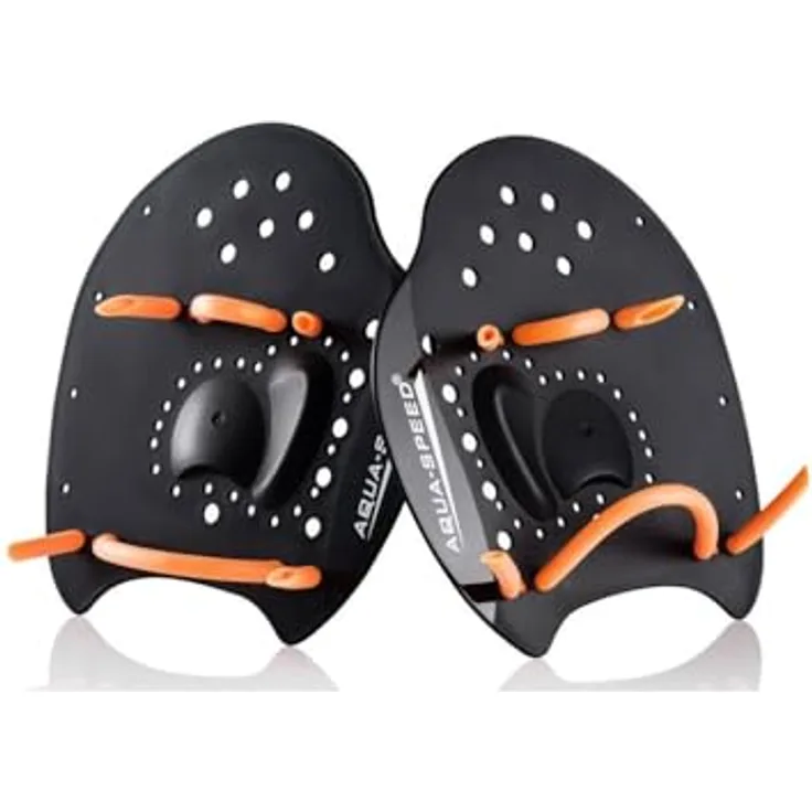 Aqua-Speed S172349 Schwimmpaddel, Mehrfarbig, Größe M für Erwachsene und Unisex, ideal zum Tauchen und Schnorcheln
