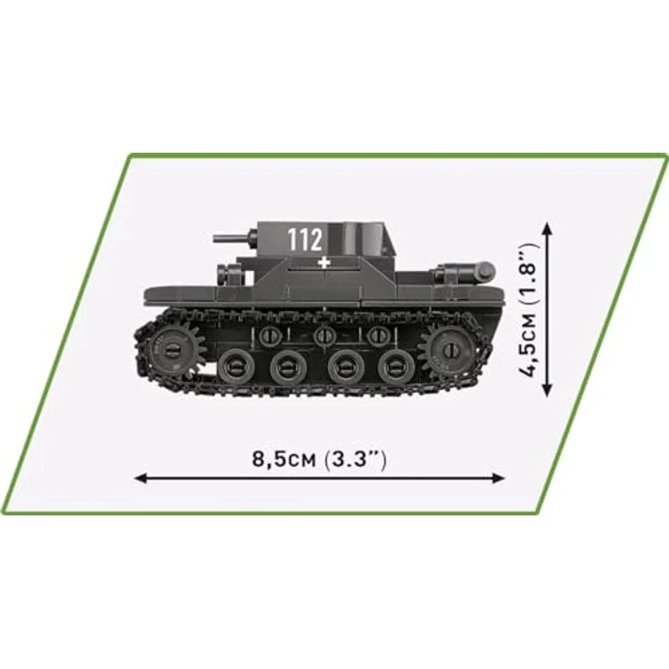 Cobi 2740 EXECUTIVE Museum Set - PAZER I, Valentine IX, Renault R35, 1:48 Modelle historischer Panzer, 595 hochwertige Elemente – Bild 8