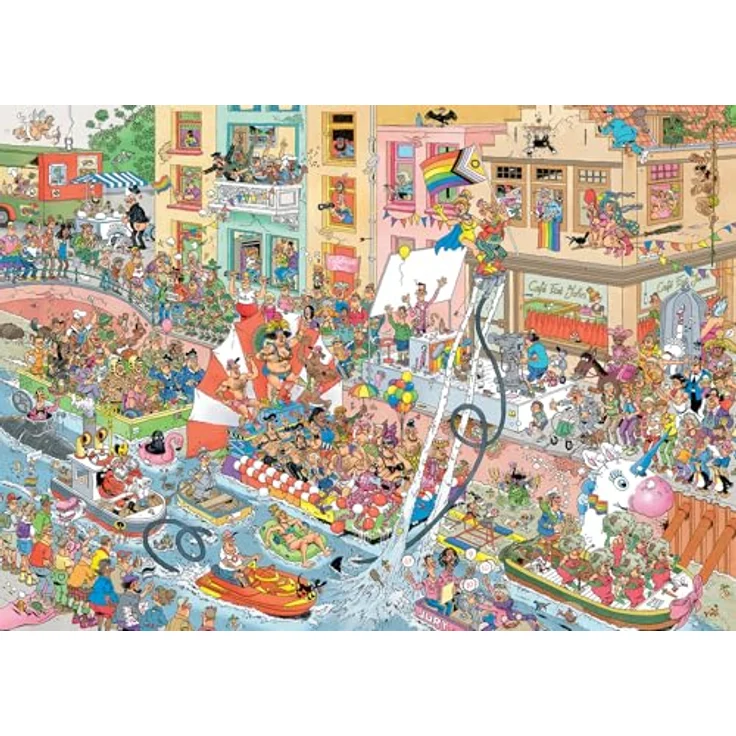 Jan van Haasteren Celebrate Pride! Puzzle, 1000 Teile aus recyceltem Karton – Bild 2