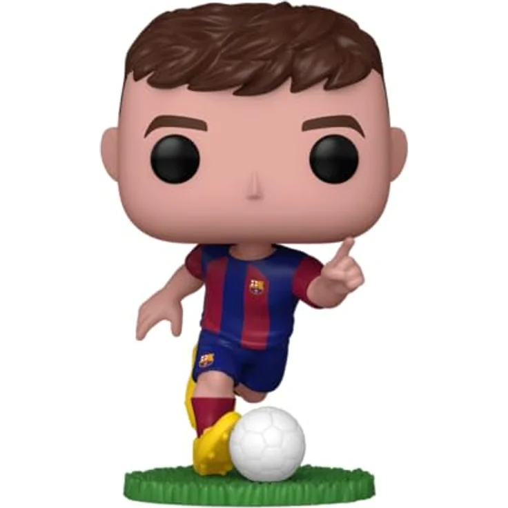 Funko POP! Football: Barcelona - Pedri Lopez - Barcelona FC - Vinyl-Sammelfigur - Geschenkidee - Offizielle Handelswaren - Spielzeug Für Kinder und Erwachsene - Sports Fans - Modellfigur Für Sammler - 9,5 cm (3,75 Zoll) - Premium Vinyl Material – Bild 2