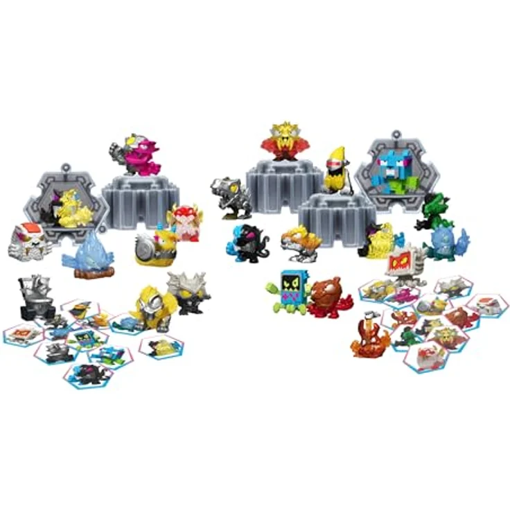 Spectron Mr.Beast Lab Swarms S3 Fusion Chaos Pack, Sammelfiguren mit 22 Hyper Fusion Swarms und 1 Limited Edition Figur, inkl. 5 Display-Ständern und Sammelguide – Bild 5