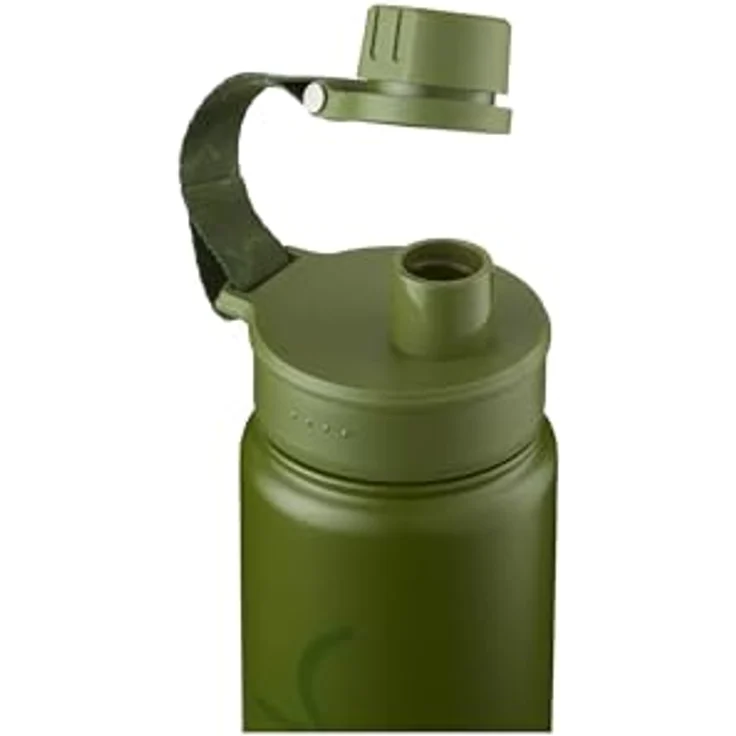 Satch 0,5 Trinkflasche Edelstahl olive – Bild 6
