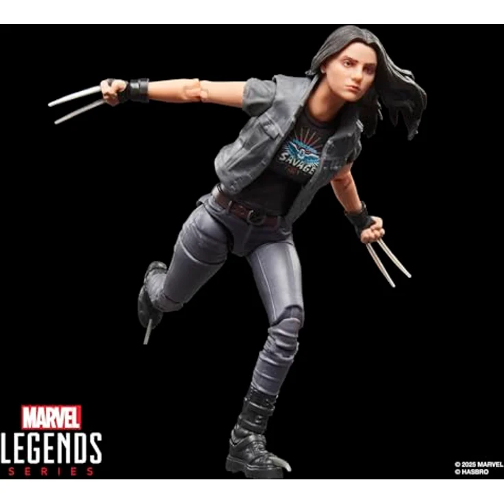 Hasbro Marvel Legends X-23 Figur, 15 cm, vollbeweglich mit 6 Accessoires, austauschbarem Kopf und Händen – Bild 7