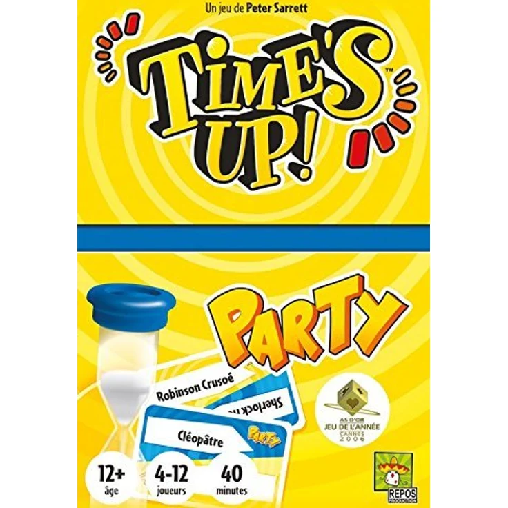 Asmodee Time's Up Party, Gesellschaftsspiel in französischer Sprache, für Veranstaltungen und Teamabende, dynamisches Spiel mit 3 Runden und unterschiedlichen Hinweisen – Bild 2