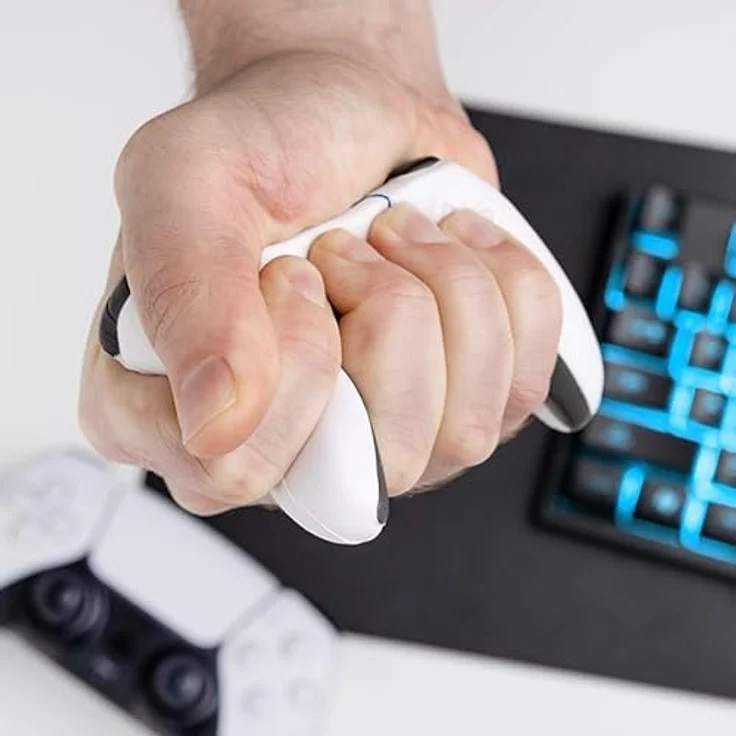 Paladone PP9404PS Playstation Stressball | Fingertraining & Stressabbau Spielzeug | Geschenk für Gamer für Zuhause oder Büro, weiß, S – Bild 4