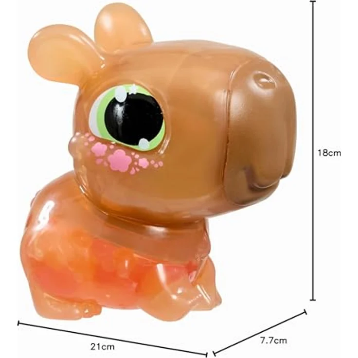 GOLIATH Animagic Let's Glo Capybara, Wasserspielzeug mit Leuchtfunktion für Kinder ab 4 Jahren, braun – Bild 8