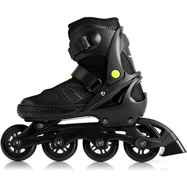 Blackwheels Sonic Inline Skates, Roller Skates für Jugendliche und Erwachsene, 76 cm Räder, Grün – Bild 4