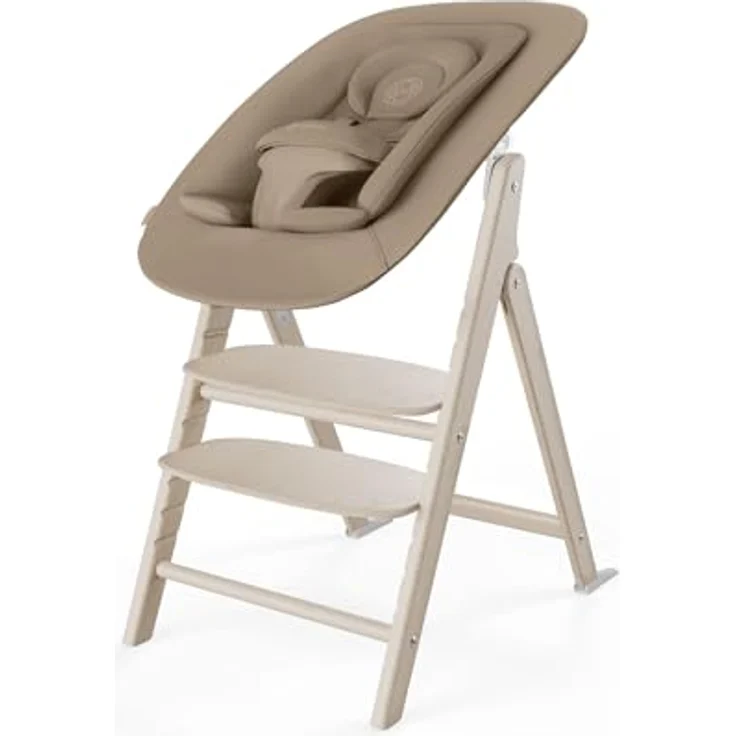 Cybex Click & Fold 4-in-1 Hochstuhl, Buchenholz, inkl. Bouncer, Babyset und Tablet, All Natural – Bild 3