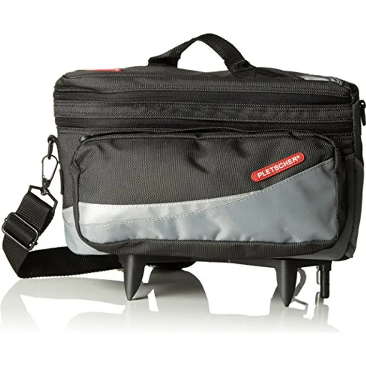Pletscher Gepäckträgertasche-2179841200 Gepäckträgertasche, schwarz, 35x27x21cm