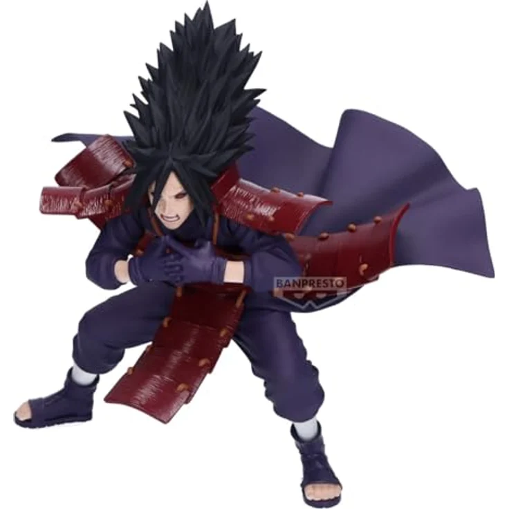 Banpresto Actionfigur Madara Uchiha, Naruto Shippuden, Vibration Stars, 13 cm, PVC, mehrfarbig, mit Basisständer, lizenziertes Sammlerstück – Bild 5