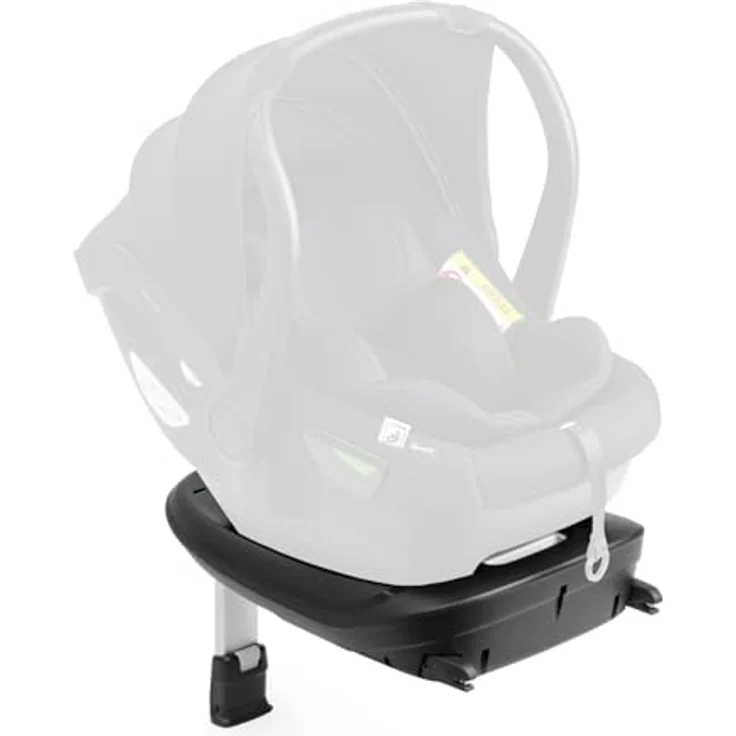Hauck Isofix-Basisstation für Babyschale Drive N Care Base, Sicherheit ab Geburt bis 12 Monate, schwarz – Bild 1