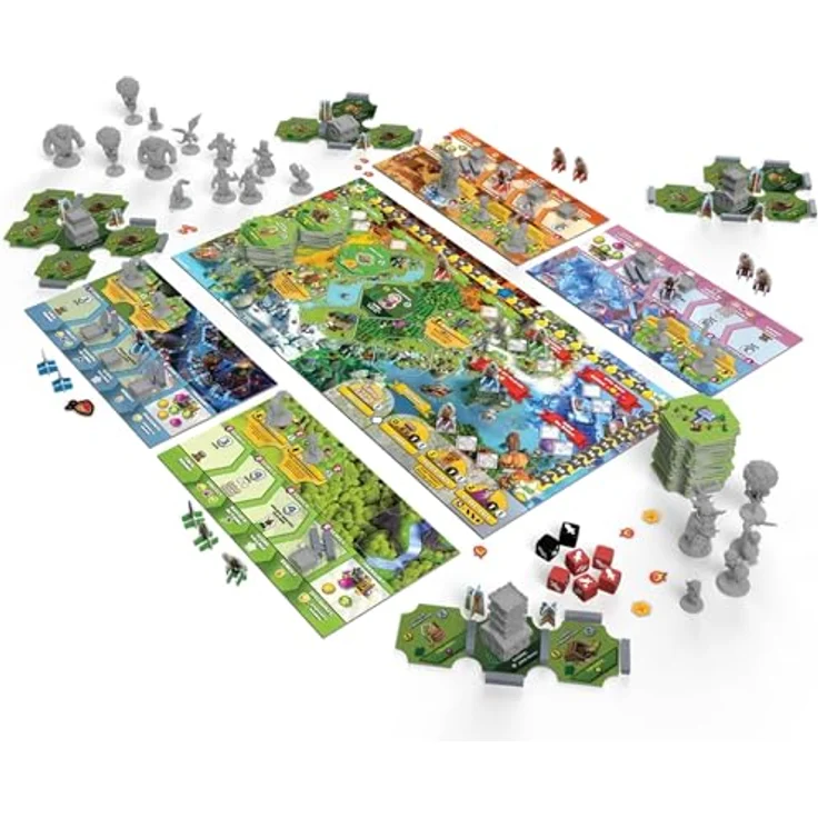 Maestro Media Ventures Clash of Clans The Epic Raid, Strategisches Brettspiel für 2-4 Spieler, Eigenständige Core Edition mit Raids, Dorfaufbau und Würfeln, 45-90 Min. Spielzeit – Bild 3
