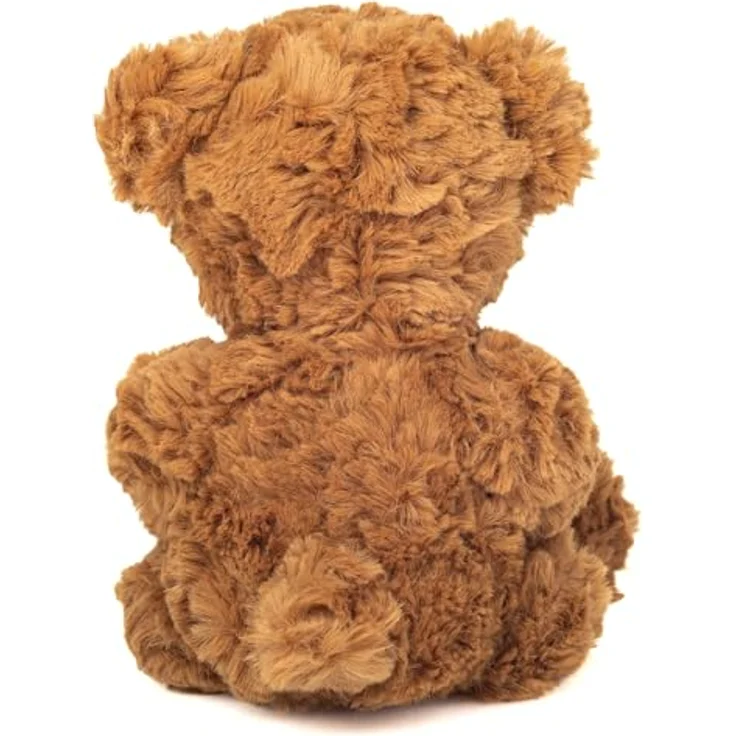 Teddy Hermann 91330 Teddy mit Herz, braun, Kuscheltier aus Plüsch, 20 cm, sicher für Kinder ab 0 Monaten, waschbar 30 Grad – Bild 3