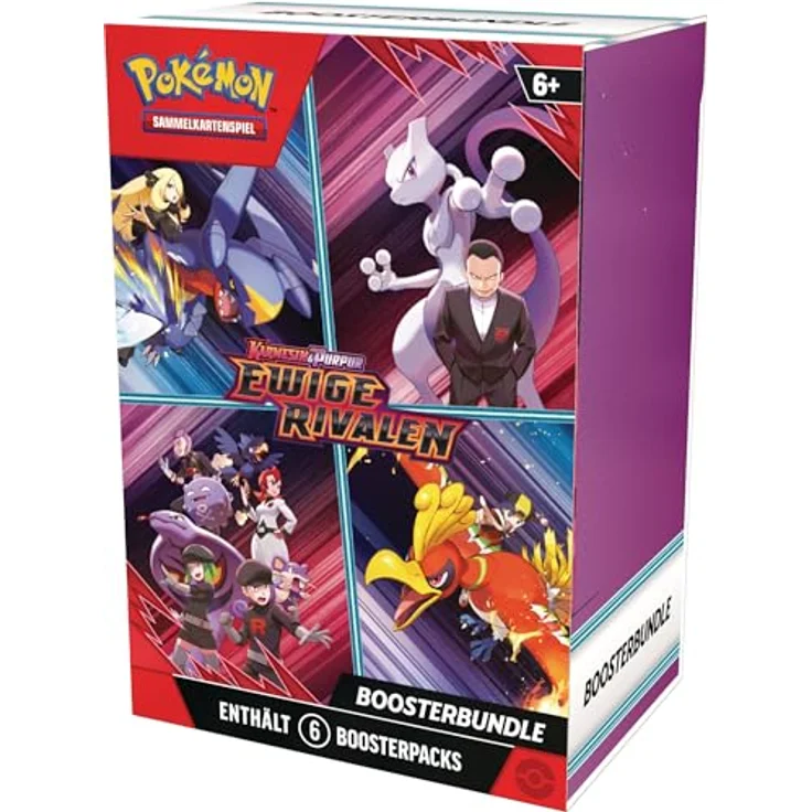 Pokémon Pokémon-Sammelkartenspiel: Boosterbundle Karmesin & Purpur – Ewige Rivalen, 6 Boosterpacks mit 10 Karten pro Pack – Bild 3