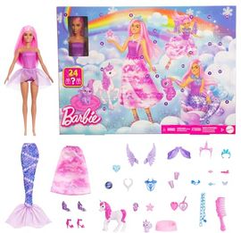 Barbie Adventskalender JFL66, mit Puppe und 24 Überraschungs-Accessoires