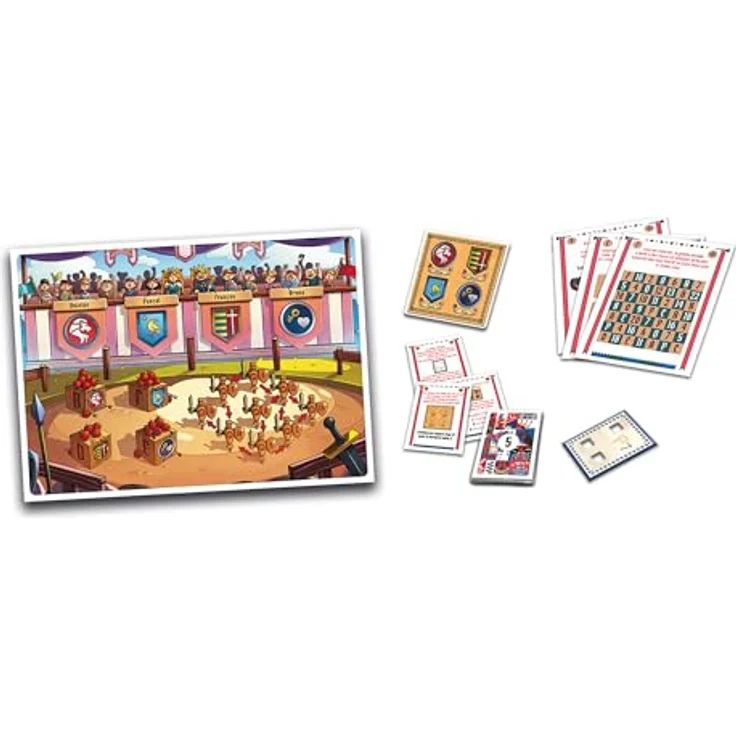 Clementoni Escape Game - Eine Reise durch die Zeit, Brettspiel mit 3 Tabletts, 60 Karten, 14 Gegenständen, für Kinder ab 8 Jahren, Mehrfarbig – Bild 5