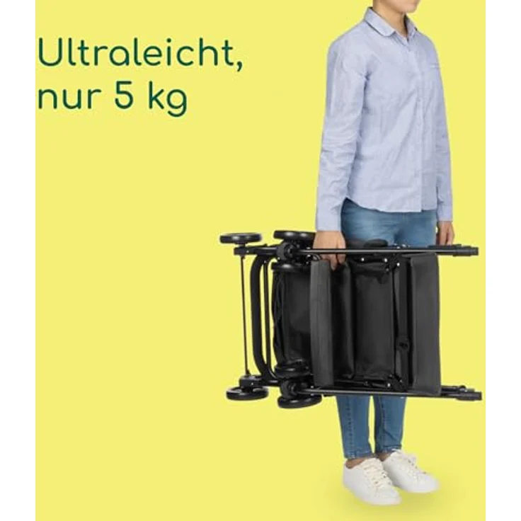 Bebeconfort Snow Buggy, leichter Kinderwagen mit Liegefunktion für 0-3,5 Jahre, kompakt und klappbar, Mineral Graphite – Bild 4
