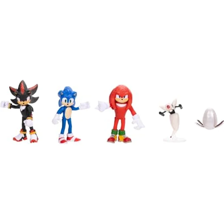 Sonic Sonic 3 Movie 6 cm Actionfiguren Multipack, Sammelfiguren Set – Bild 2