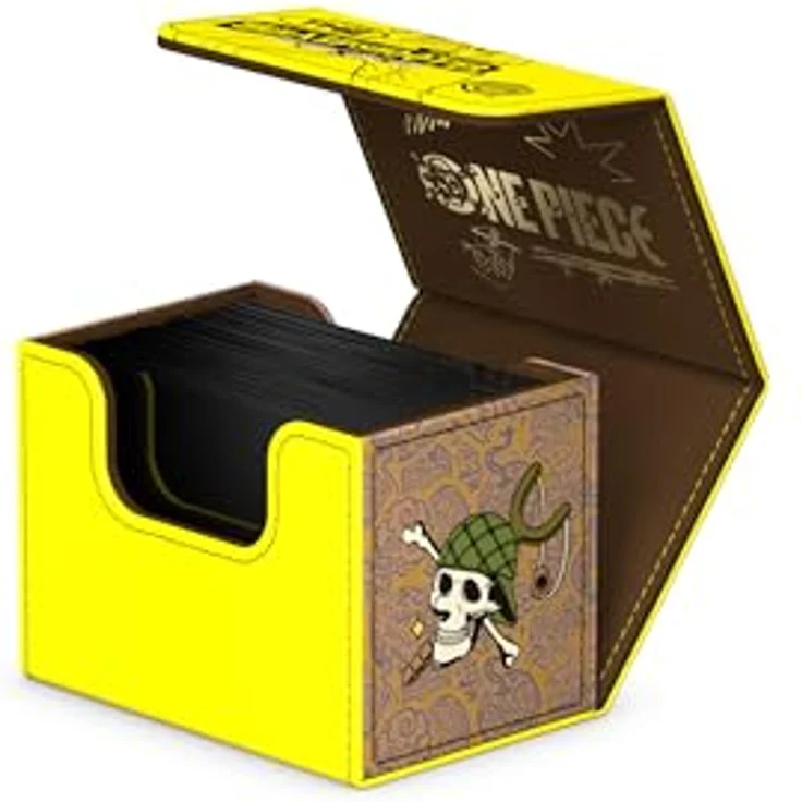 ULTIMATE GUARD Sidewinder 80+ Xenoskin Deck-Box, Gelb, aus widerstandsfähigem Material mit Magnetverschluss für 80 doppelt gesleevte Karten – Bild 4