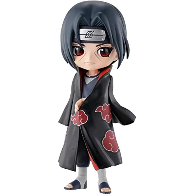 Banpresto Naruto Shippuden Q Posket Uchiha Itachi (A), hochwertige PVC-Statikfigur, 14cm, limitierte Auflage – Bild 1