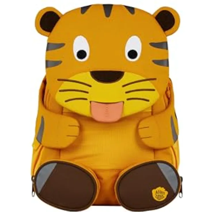 Affenzahn Großer Freund Kindergartenrucksack, 8L mit höhenverstellbarem Brustgurt, Reflektoren und umweltfreundlichem Material für 3-5 Jährige