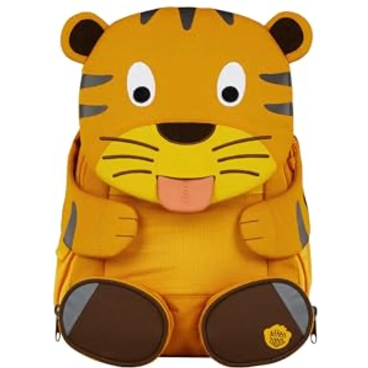 Affenzahn Großer Freund Kindergartenrucksack, 8L mit höhenverstellbarem Brustgurt, Reflektoren und umweltfreundlichem Material für 3-5 Jährige – Bild 1