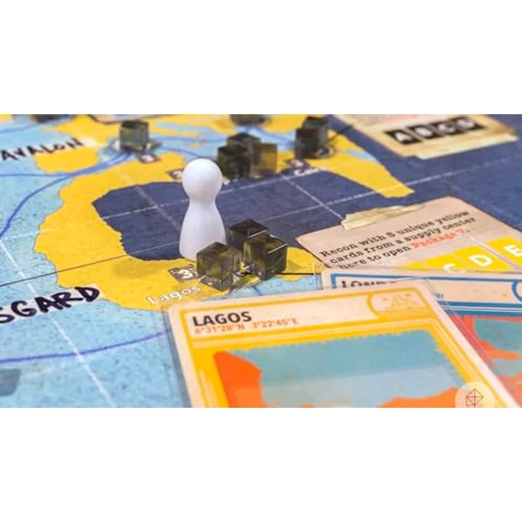 Asmodee Pandemic Legacy Staffel 2 (Gelbe Box) — Italienische Ausgabe, Brettspiel mit Spieleranzahl 2-4, ab 14 Jahren, Durchschnittliche Brenndauer 60 Minuten, Geeignet als Geschenk – Bild 3