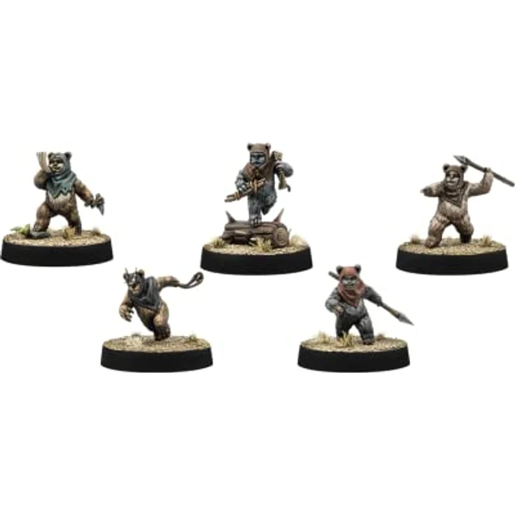 FFG Star Wars: Legion - Ewok-Krieger, Erweiterung mit 8 Miniaturen und neuen Karten für die Rebellenallianz, für 2 Spieler ab 14 Jahren (DE-Ausgabe) – Bild 4