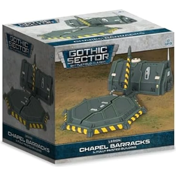Gale Force Nine Gothic Sector: Legion Chapel Barracks (x1), Spiel Zubehör mit gotischem Design – Bild 3