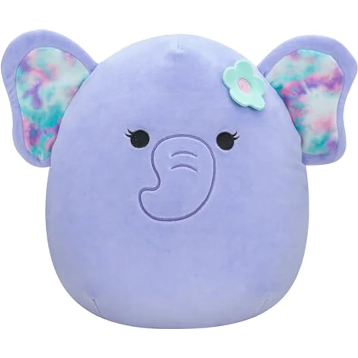 Squishmallows Anjali lila Elefant 19 cm, offizielles Jazwares Plüsch, superweiches Kuscheltier – Bild 1