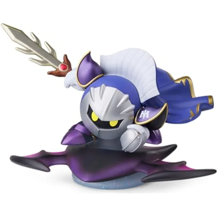 Nintendo amiibo Meta Knight & Schatten-Stern - Kirby Air Riders-Spielfigur mit kombinierbarem Reiter und Air-Ride-Maschine – Bild 2