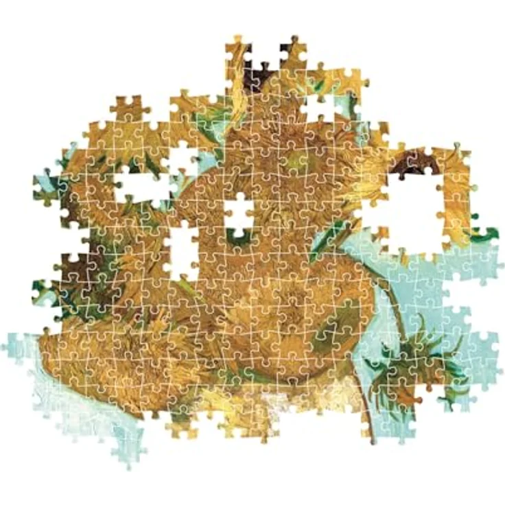 Clementoni Puzzle Museum Sunflower, 1000 Teile, 70 x 50 cm, umweltfreundliche Materialien, Compact Box – Bild 5