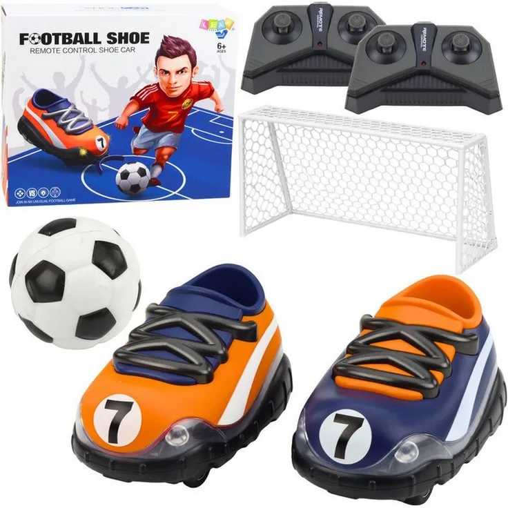 Wisam Ferngesteuertes Fußballschuh-Spielzeug mit Fußballtor und Ball, Kunststoff-Ausführung