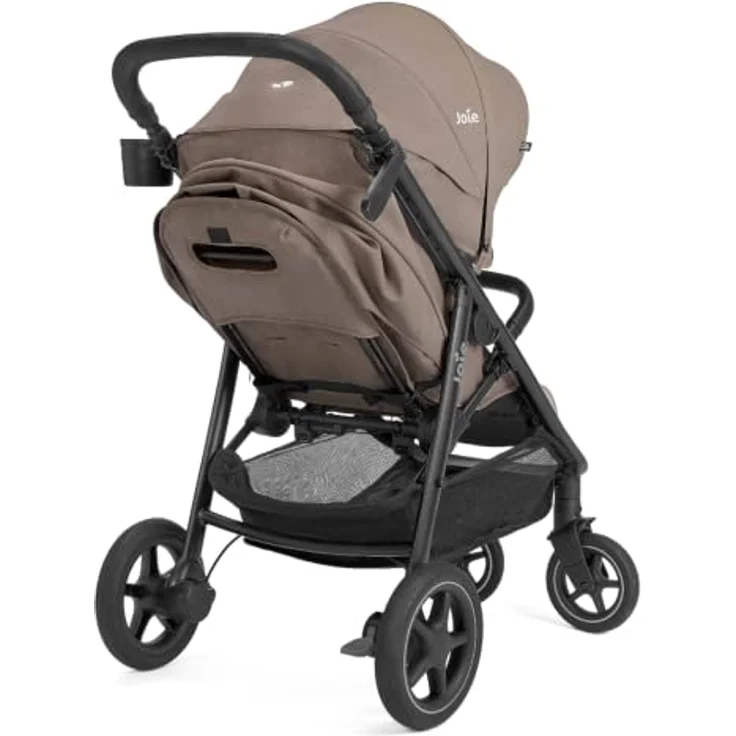 Joie Mytrax Pro Sport-Kinderwagen - Mushroom, bis 22 kg, Liegefunktion, höhenverstellbar mit Regenschutz – Bild 4