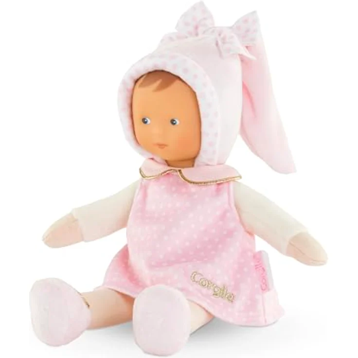 Corolle MDC Miss Sternenträume, Kuscheldoll mit 25 cm, pinkes Sternenkleid und Vanilleduft, geeignet ab Geburt – Bild 1