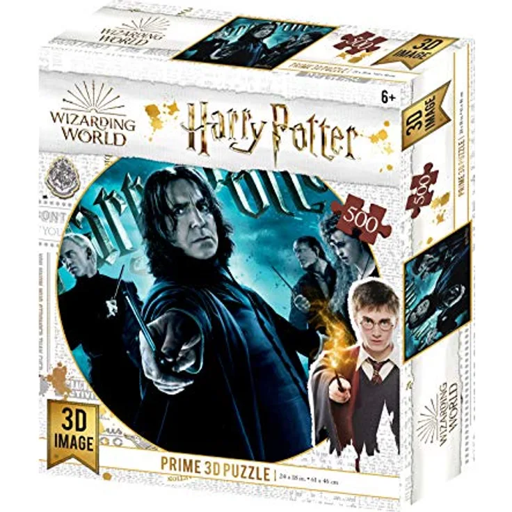 Harry Potter HP32555 Slytherin Puzzle mit 3D-Effekt, 500 Teile
