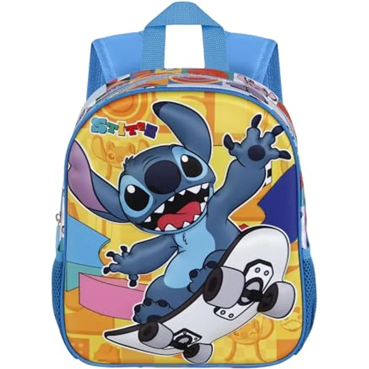 Disney Lilo und Stitch Skater-Kleiner 3D Rucksack, Gelb, 26 x 31 cm, Kapazität 8,5 L – Bild 2