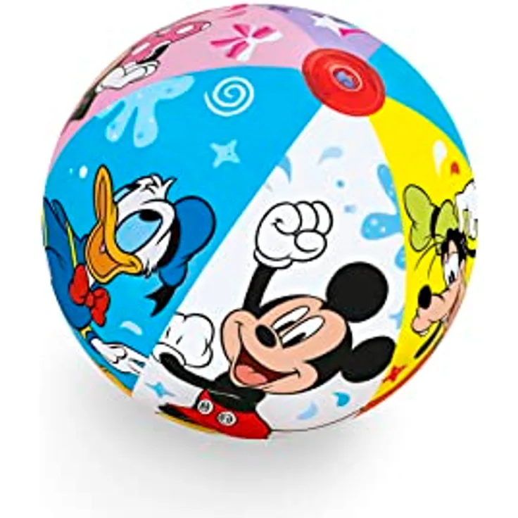 BESTWAY Wasserball Bestway 91098, Aufblasbarer Wasserball "Disney Junior Mickey & Friends", Ø 51 cm, Mehrfarbig