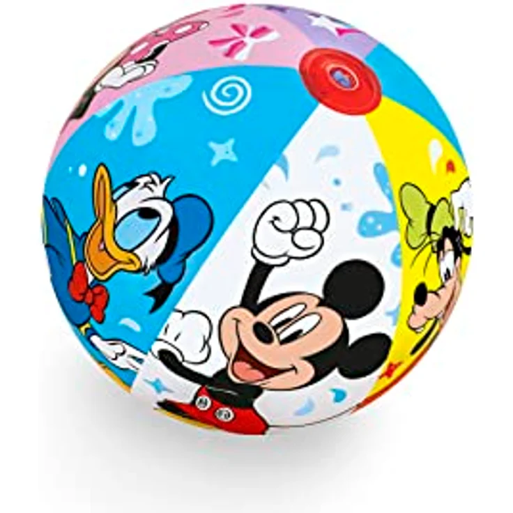 BESTWAY Wasserball Bestway 91098, Aufblasbarer Wasserball "Disney Junior Mickey & Friends", Ø 51 cm, Mehrfarbig – Bild 1