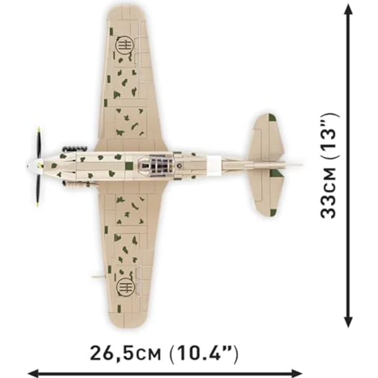 COBI Macchi MC.202 Folgore, Modellflugzeug aus Bausteinen, made in EU – Bild 4