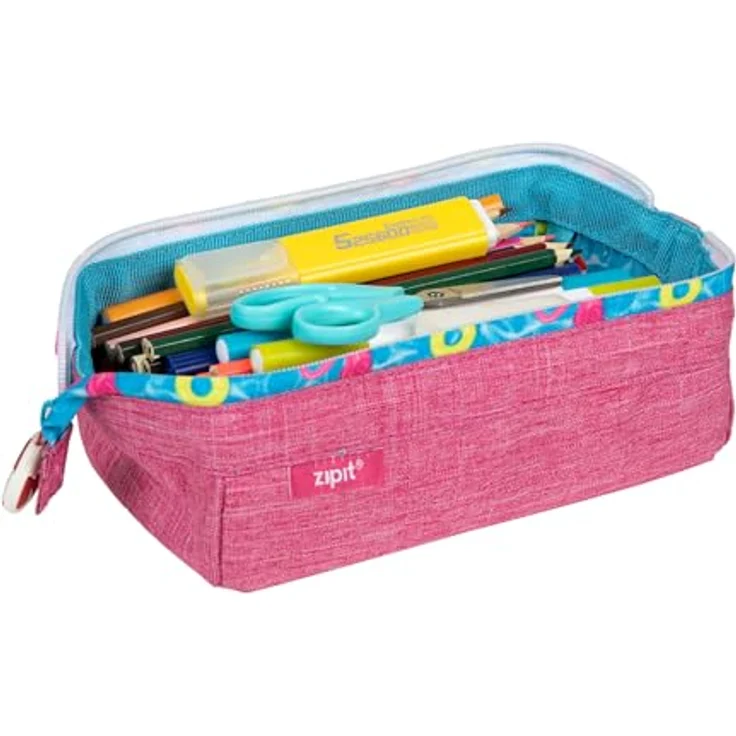 ZIPIT Lenny Stiftetui pink – Bild 6